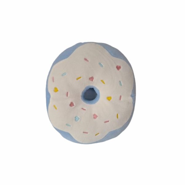 Rosquinha Branca e Azul Pelúcia